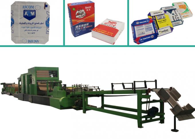 Water Inker Bottom Sealing Bag Making Machine / Paper Bags Production Equipment