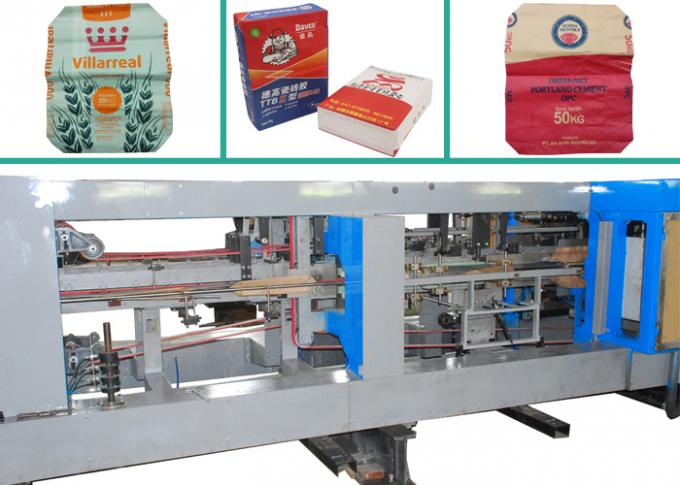 High Speed Automatic Paper Bag Making Machine / Sugar Valve Paper Bags Production Line