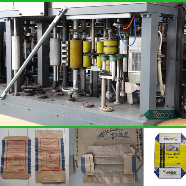 High Speed Valve Paper Bag Making Machine Automatic Tube Forming