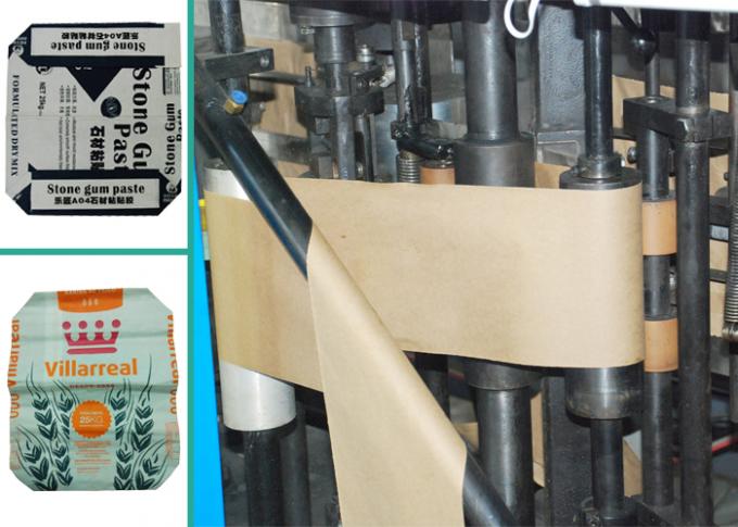 Auto Cement Paper Bag Making Machine , Professional Machines for Making Paper Bags