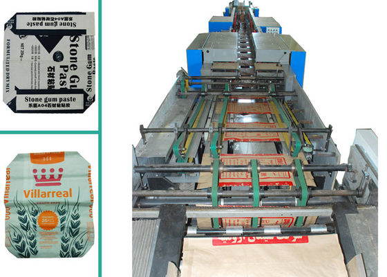 Energy Conservation Valve Paper Bag Making Machine 22.7 Tons