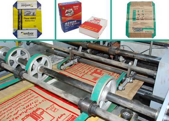 Automatic Glued Valve Paper Bag Making Machinery with Web Guide and Servo System