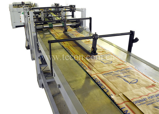 High Speed Cement Paper Bag Making Machine Including Step Flat Cutting