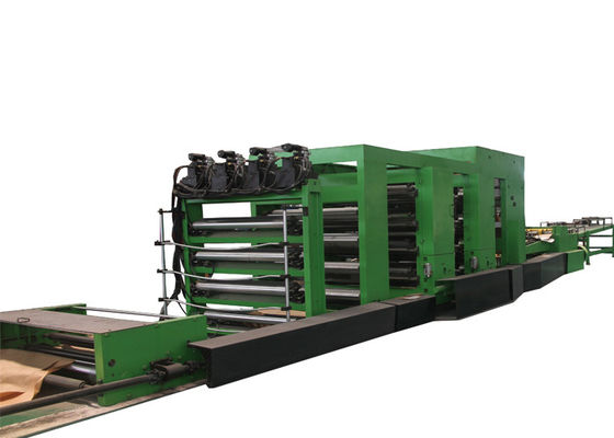 Motor - driven Sack Making Machine For Chemical Powder Bag , Paper Bag Machinery