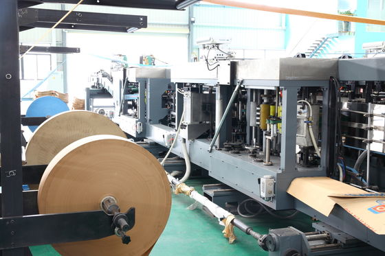 2 Colors Printing Chemical Paper Bag Making Machine Servo System