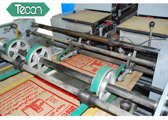 PP Laminated  Un - Laminated Valve Paper Bags Forming Machine For Fertilizers Packing