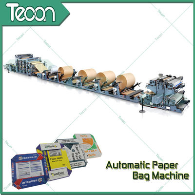 3 Meter Height Automatic Paper Bag Making Machine with Two & Four Colours Printer