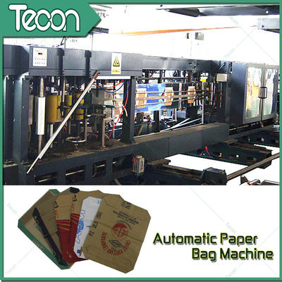 High Technology Kraft Paper Bag Making Machine Four- Color Printing Customized