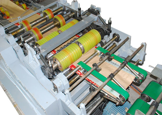 Electric Motor Driven Paper Bag Forming Machine with Four Colors Flexo Printing